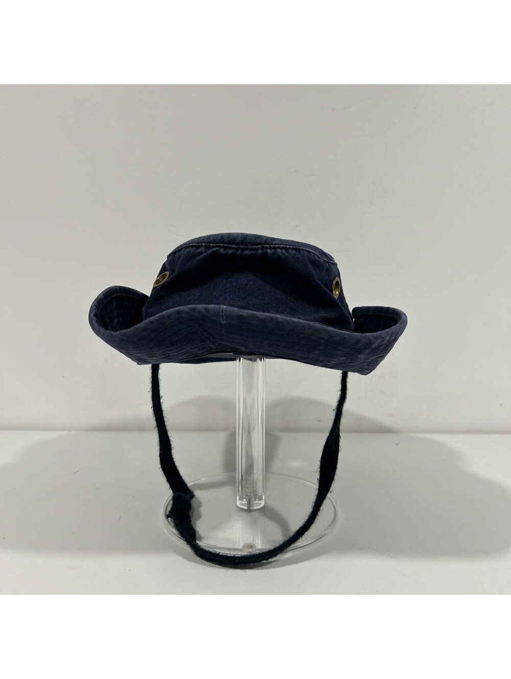 The TILLEY HAT Retro Navy Bucket Wide Brim Fishing Hiking Sun Protection String